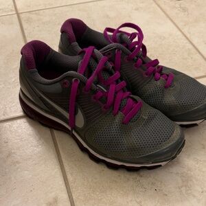 Women's Nike air max and Purple Athletic Shoes